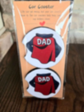 Dad's Superman Coasters
