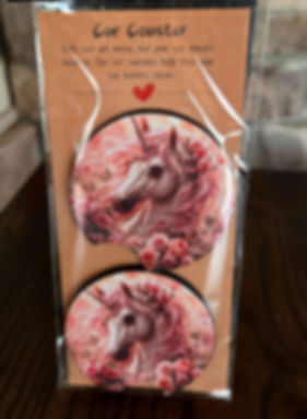 Beauty in Unicorns Coasters