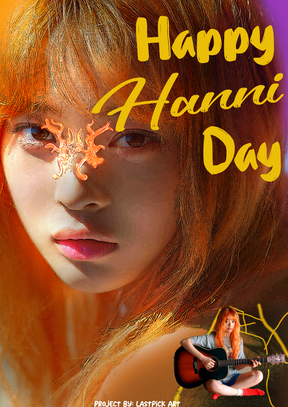 Hanni from New Jeans Birthday poster