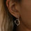 Thumbnail: Silver White Snake Earrings