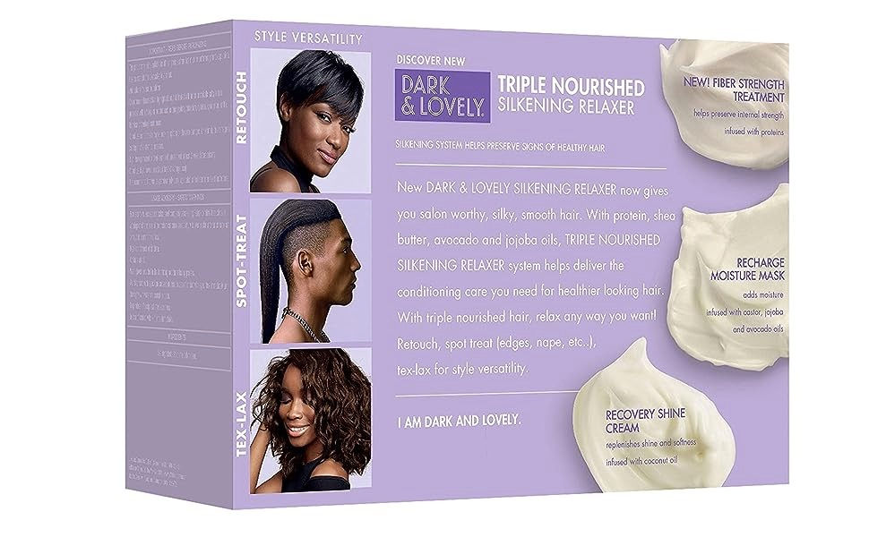 Miniature : Dark & Lovely Triple Nourished Silkening Relaxer