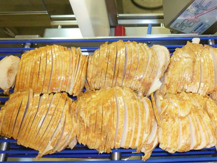 Sliced chicken breast