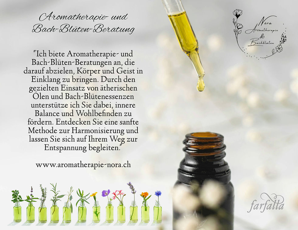 Aromatherapie- und Bach-Blüten-Beratungen 