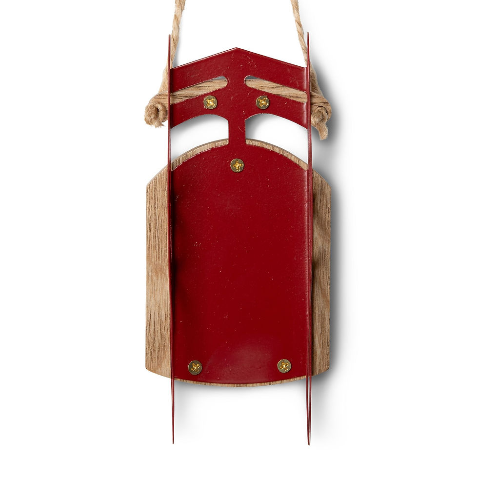Thumbnail: Sled Christmas Ornament