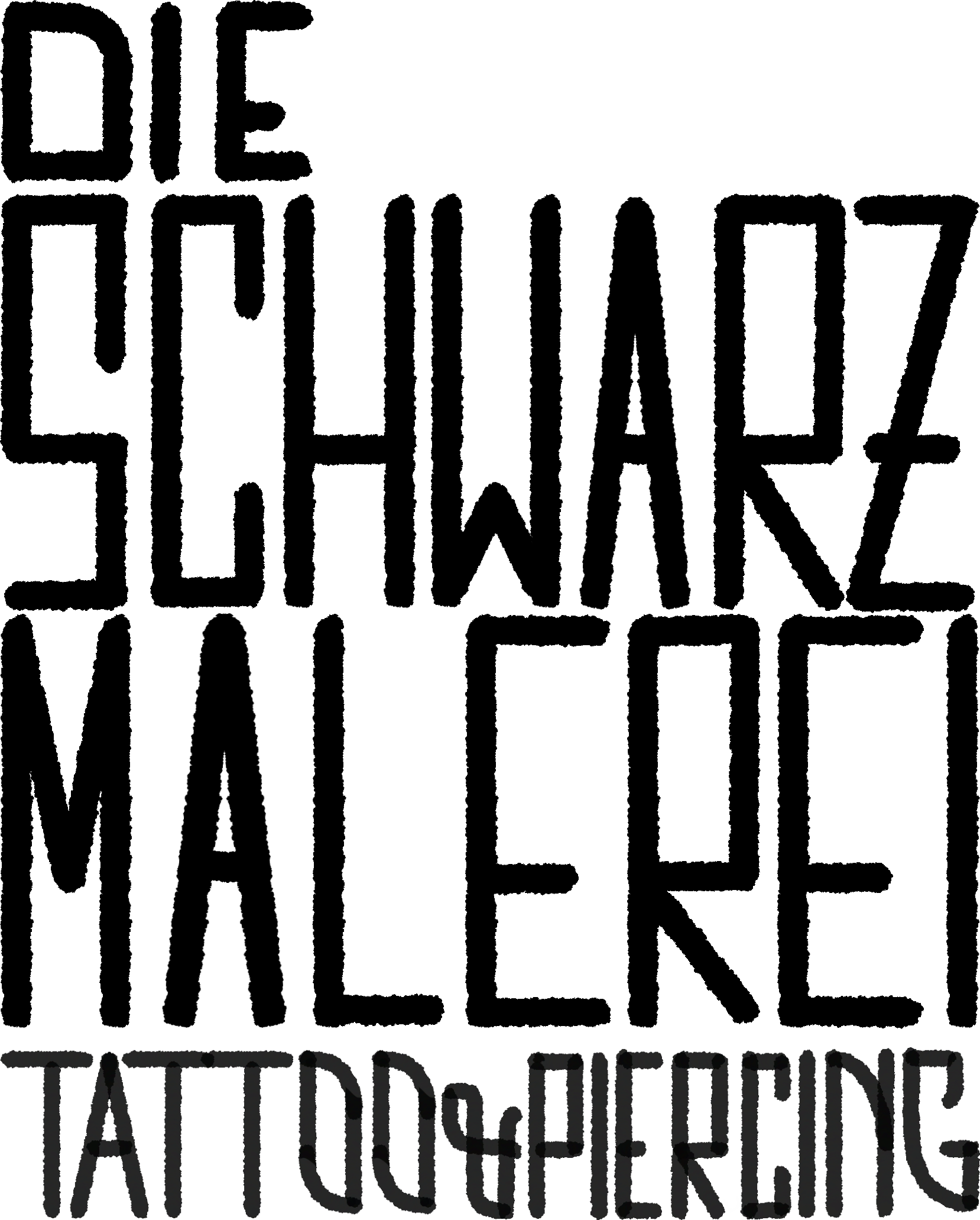 Logo Die Schwarzmalerei Tattoo & Piercing