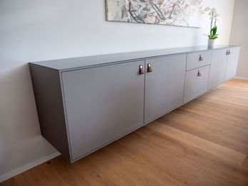 Privathaus Einrichtung Sideboard von der Schreinerei Werthammer