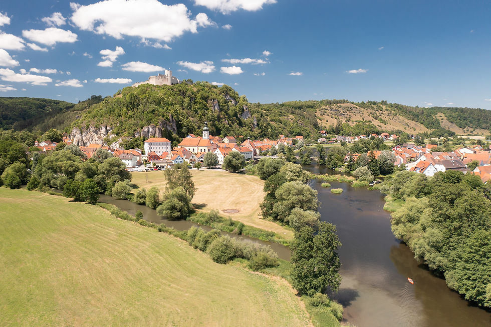 Blick auf die Naab und Kallmünz