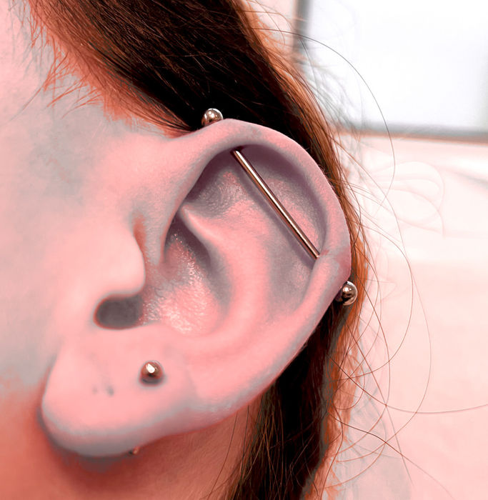 Piercing Ohr Titanperle Chrissi