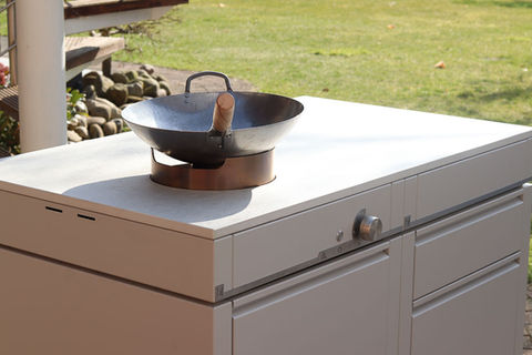 Outdoorküche Flammkraft Gasherd