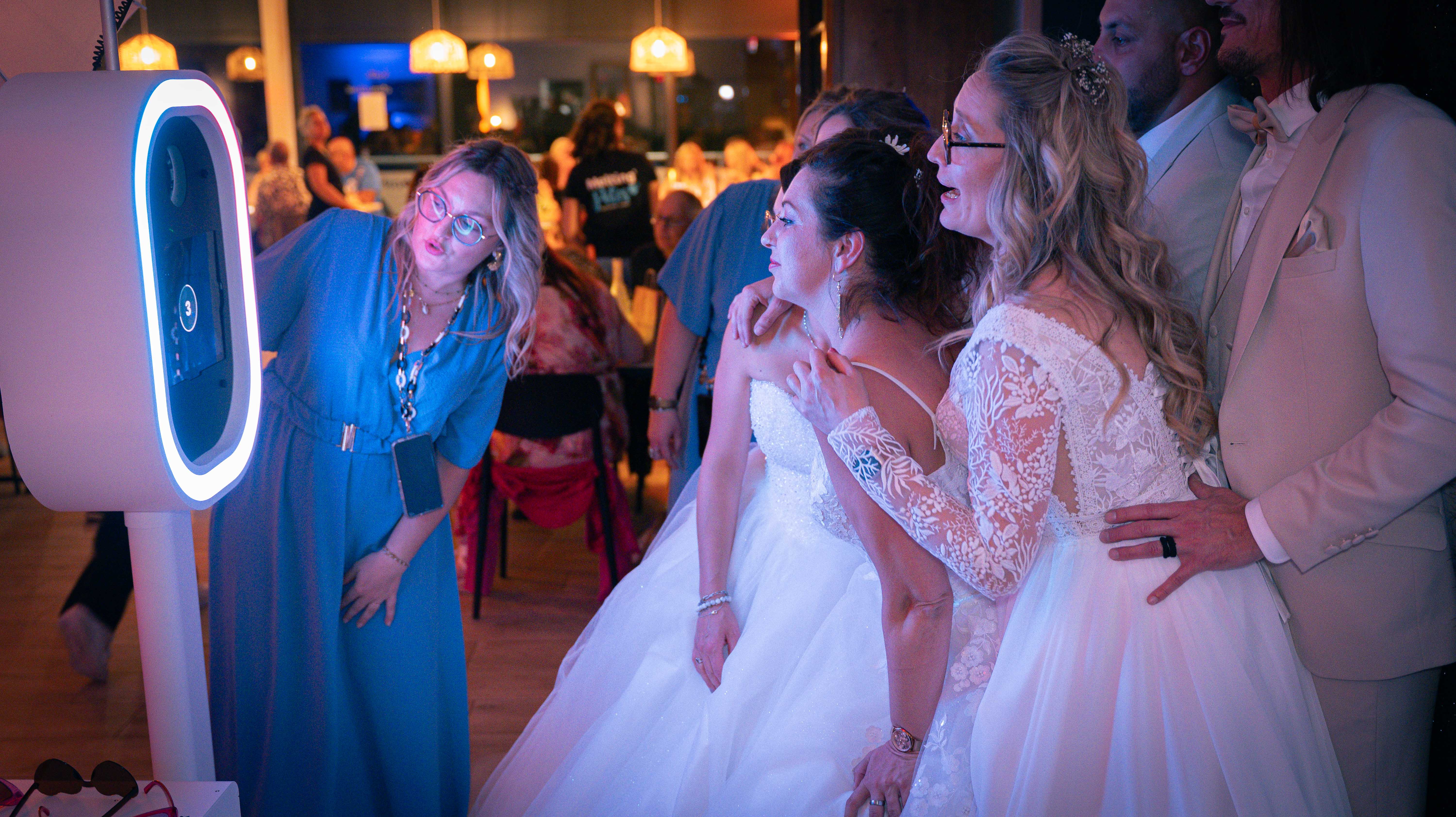 JymBox PhotoBooth en action lors d'un mariage en Dordogne