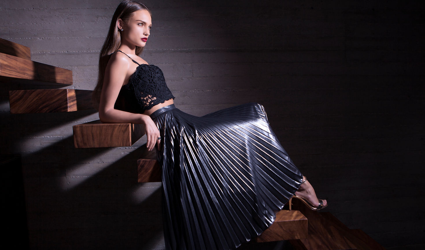 Fashionable Woman Posing