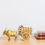 Thumbnail: Brass Golden Bullock Cart Home Decor