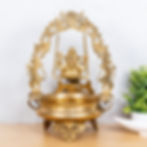 Thumbnail: Brass Ganesha Traditional Uruli Home Decor