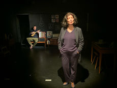 Christine Laville, comédienne, chanteuse et metteuse en scène. Suisse et France