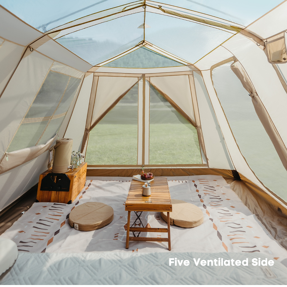 Thumbnail: NATUREHIKE Village 13 Ridge Automatic Tent Ultimate Edition For 4-8 Pax