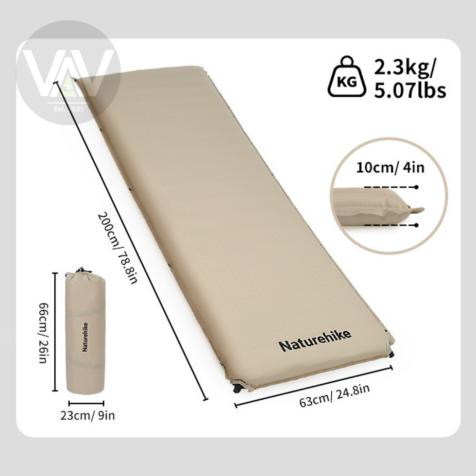 Thumbnail: NATUREHIKE D04 Thickened Self-Inflating Cushion / Sleeping Pad