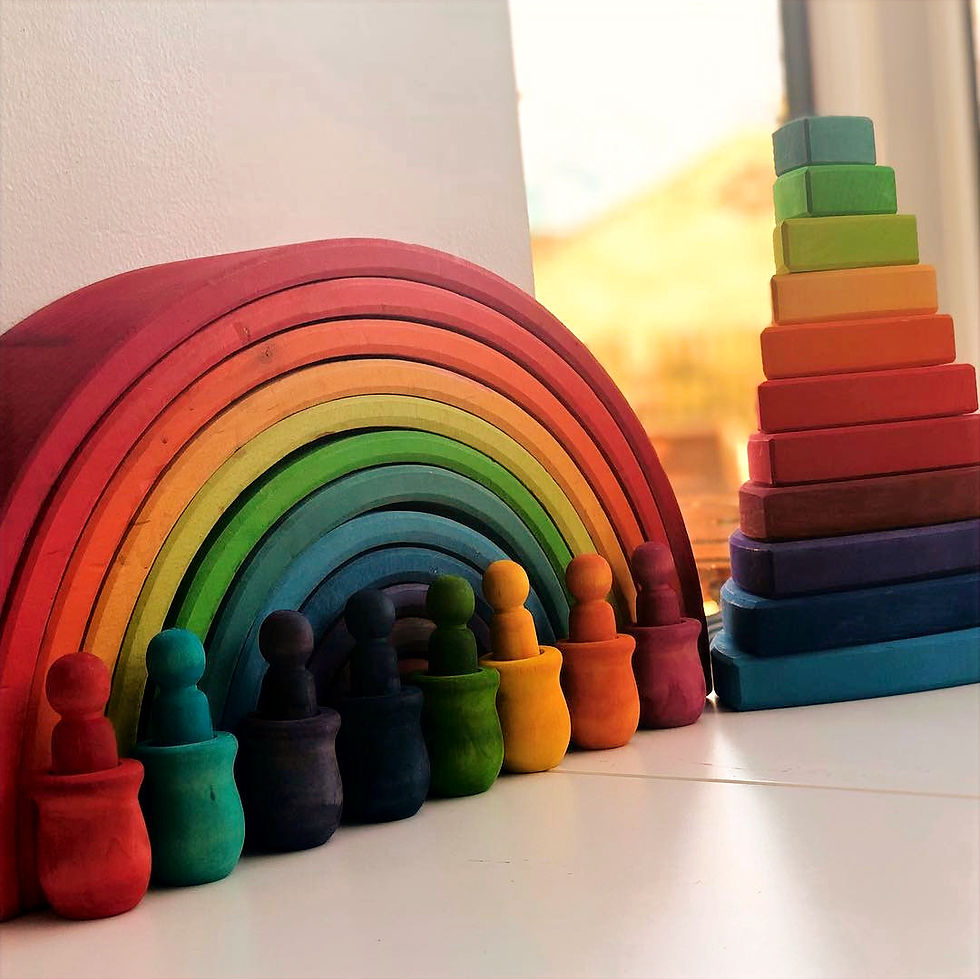 DIY Children's toys DIY Grimms rainbow