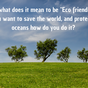 How to be Eco Friendly