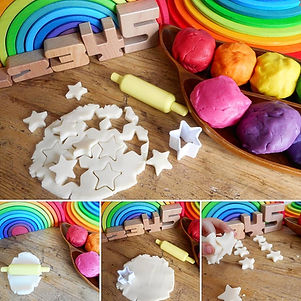playdough colouring