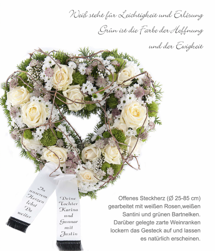 Offenes Steck-Herz