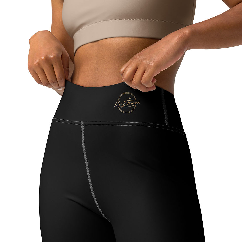 Thumbnail: Kei 2 Travel Black Yoga Leggings