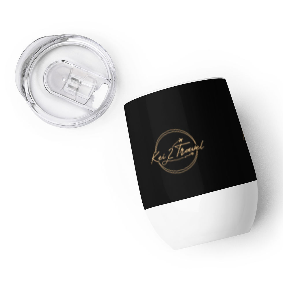 Thumbnail: Kei 2 Travel Black Wine Tumbler