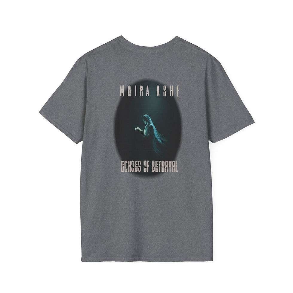 Thumbnail: Moira Ashe Echoes of Betrayal T-Shirt | Double Sided