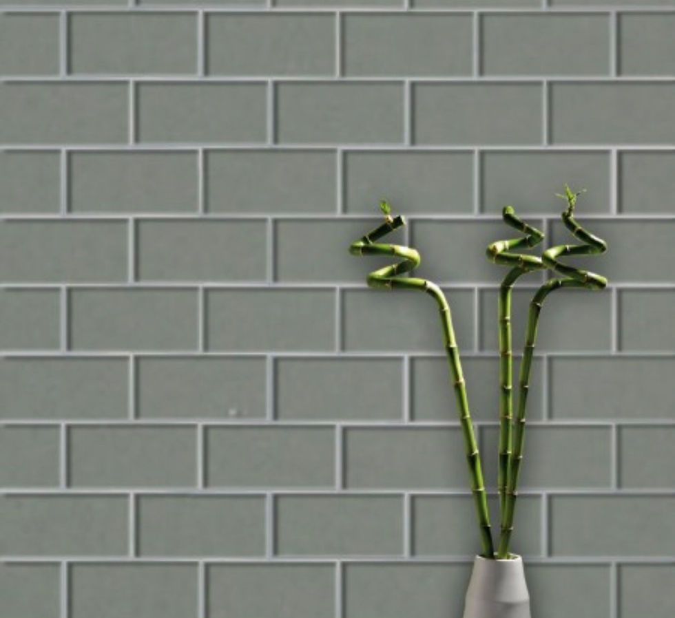 Thumbnail: Flat Greenwich Green Gloss Tiles