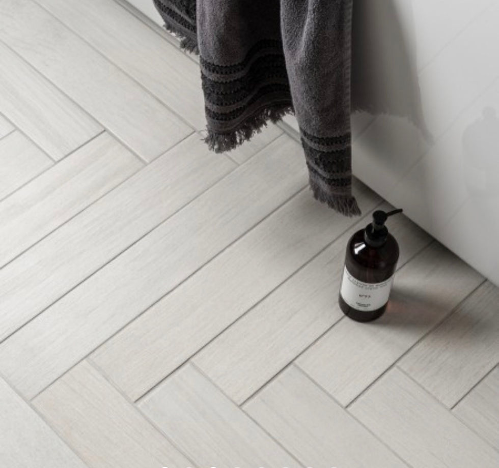 Thumbnail: Nyans Island White Wood Effect Tiles
