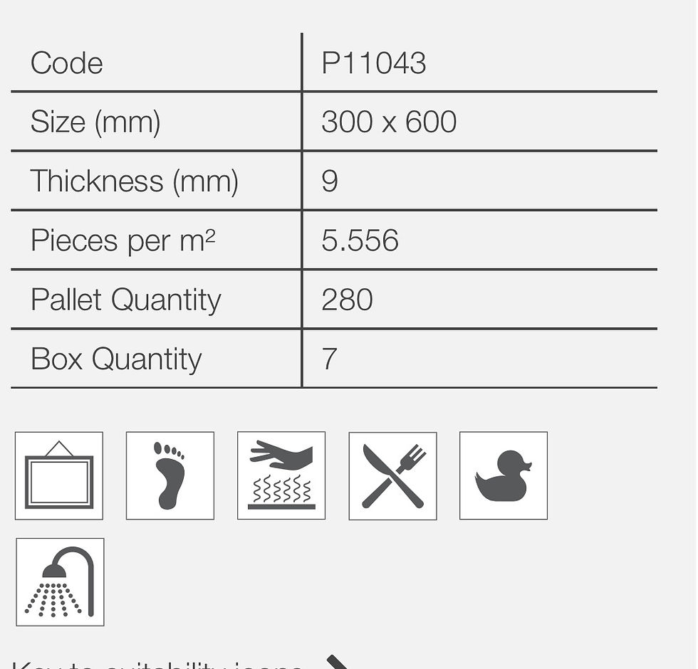Thumbnail: Loft Ash Glazed Porcelain W&F 300x600mm (NEW)