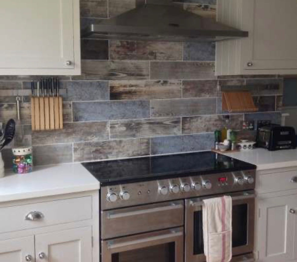 Thumbnail: Rustic Blue Reclaimed Wood Effect Tiles