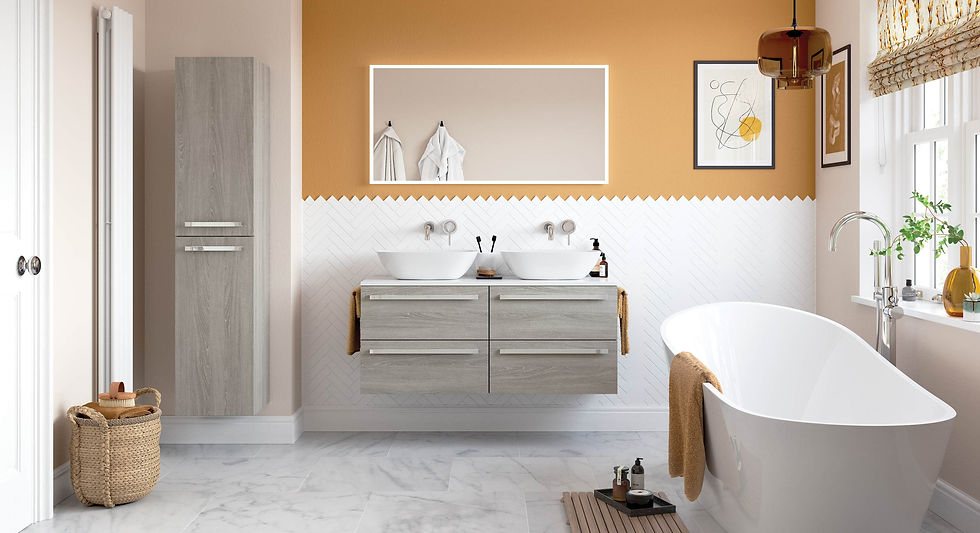 Thumbnail: Morina wall hung 2 door tall unit