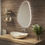 Thumbnail: Mistral 31W Teardrop Backlit LED Bathroom Mirror