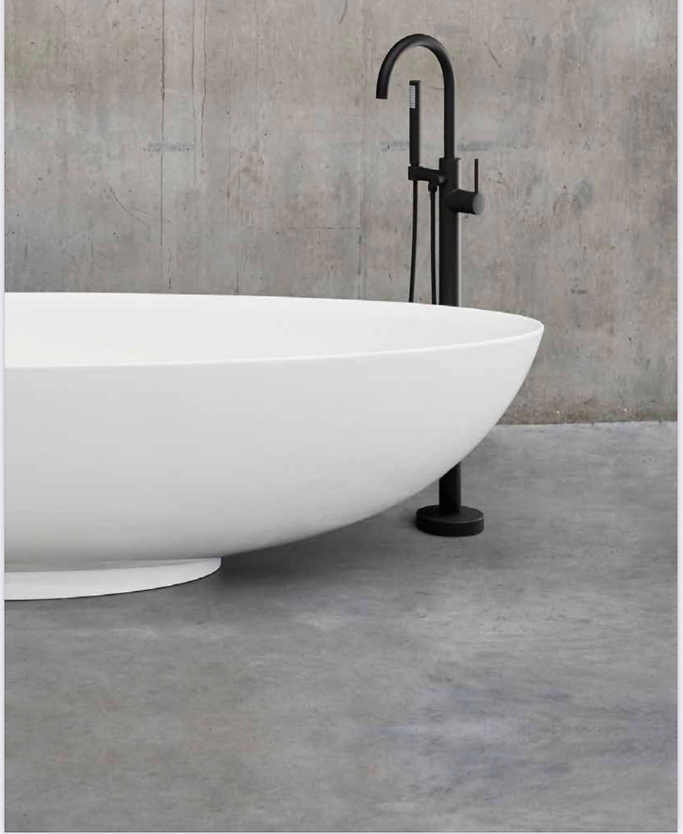 Thumbnail: Floorstanding mono bath shower mixer