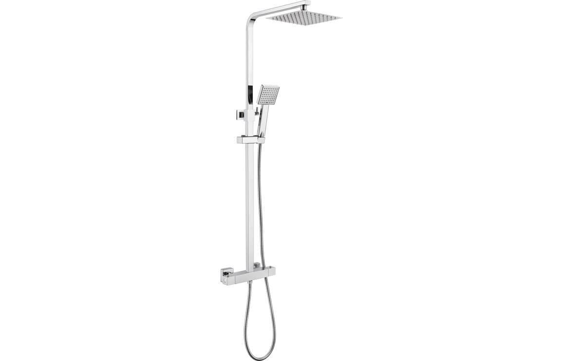 Kube Thermostatic Mixer Bar w/ Overhead