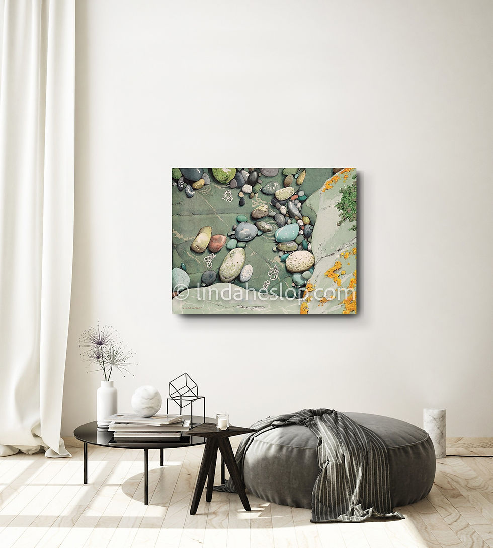 Thumbnail: Canvas print - Linda Heslop - Reflection