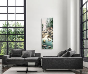 Calm Beyond the Mist - Canvas Print - Linda Heslop - Contextual Representation