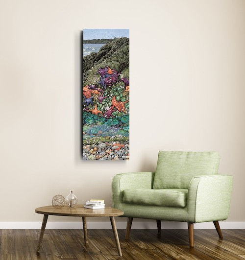 Thumbnail: Canvas print - Linda Heslop - Tidal Offerings II