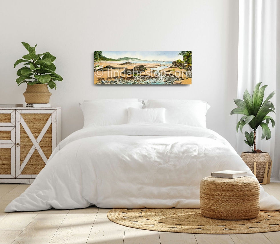 Thumbnail: Canvas Print - Linda Heslop - Ebb & Flow - Raft Cove