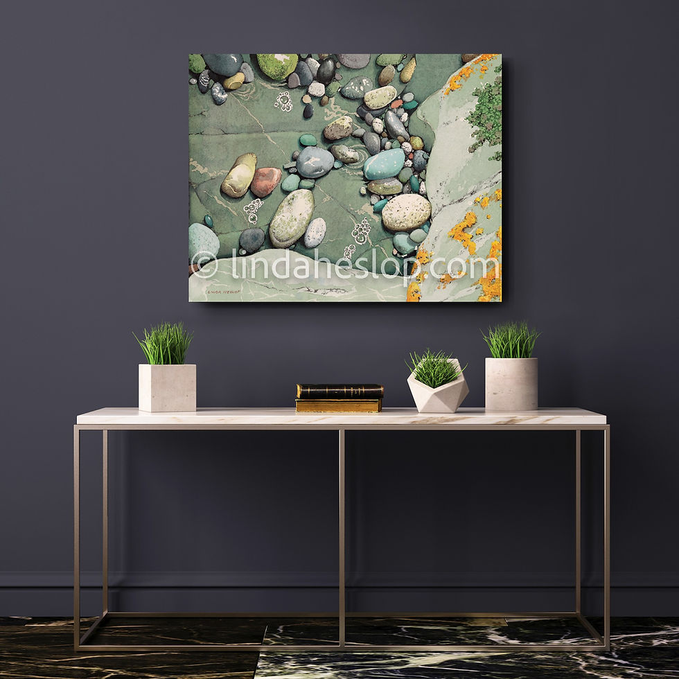 Thumbnail: Canvas print - Linda Heslop - Reflection