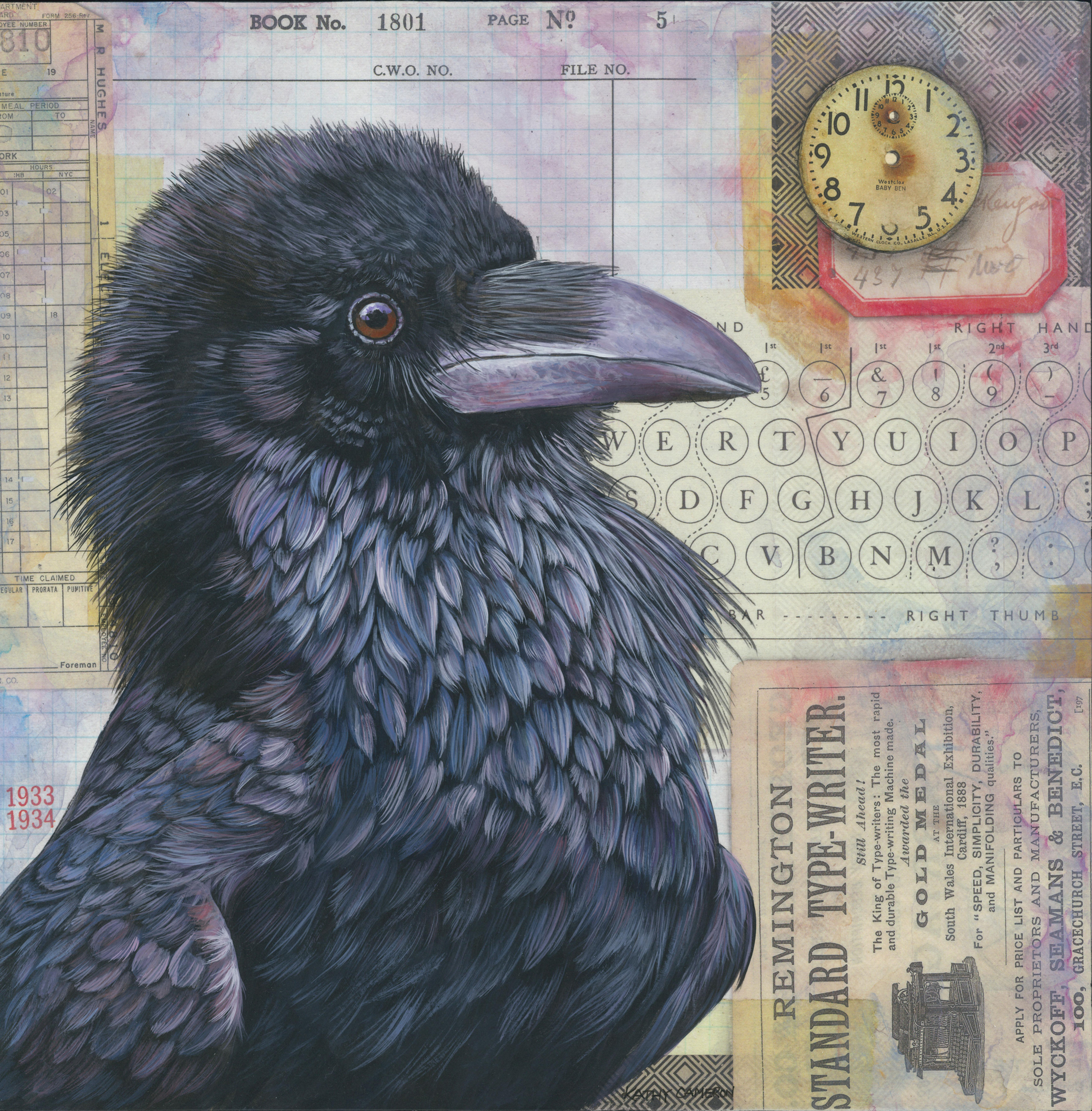 TGIF Raven - Canvas Print