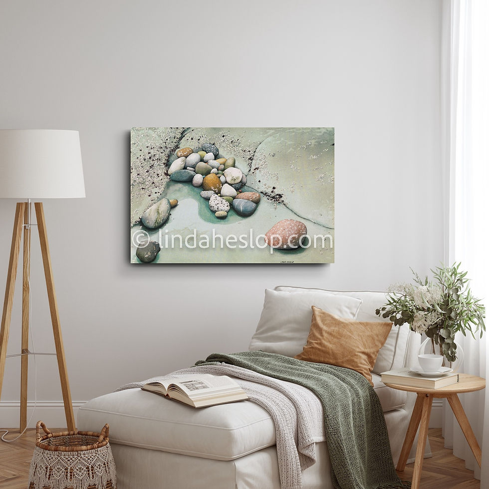 Thumbnail: Canvas Print - Linda Heslop - Castaways