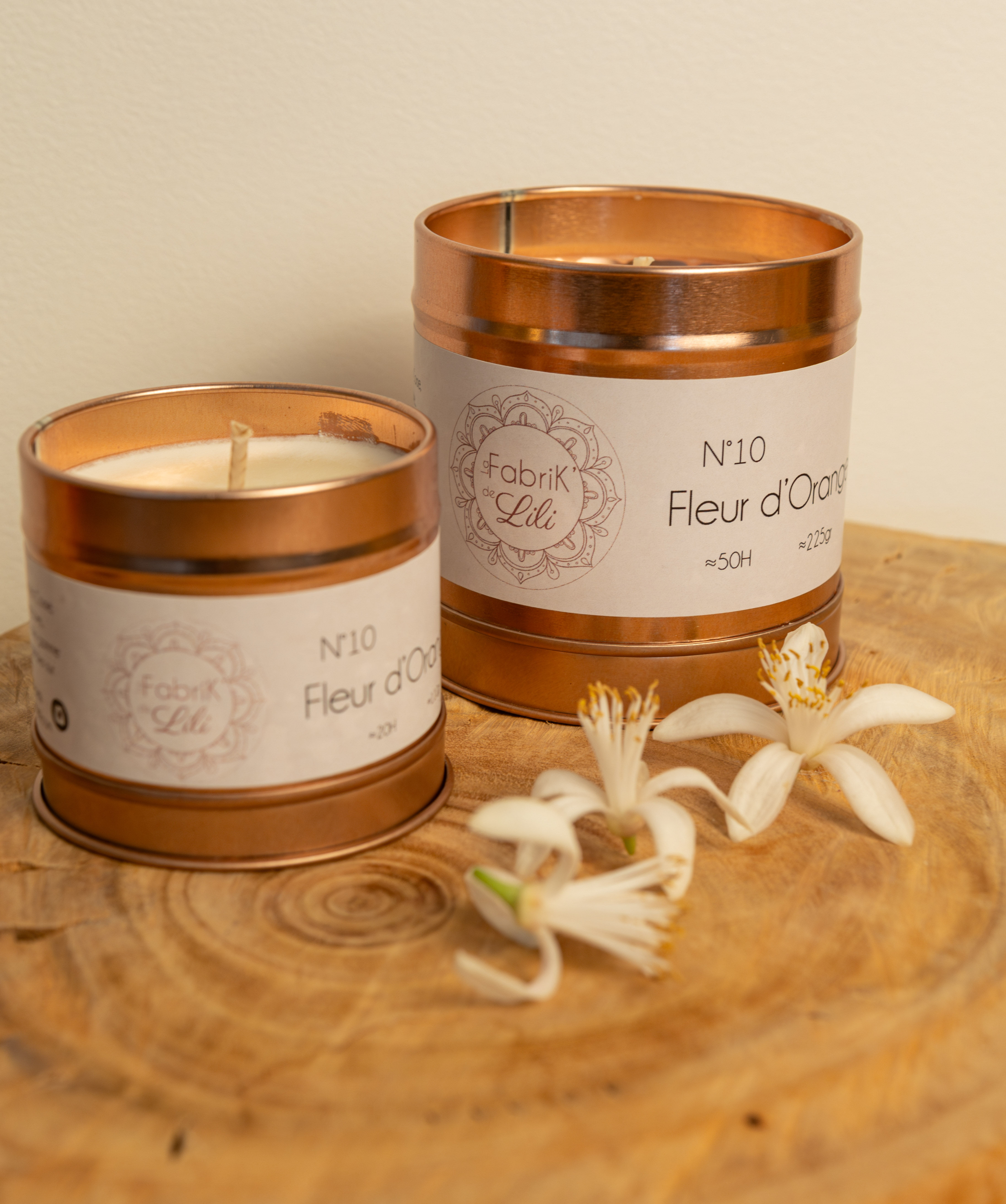 Bougie Parfumée Fleur d'Oranger