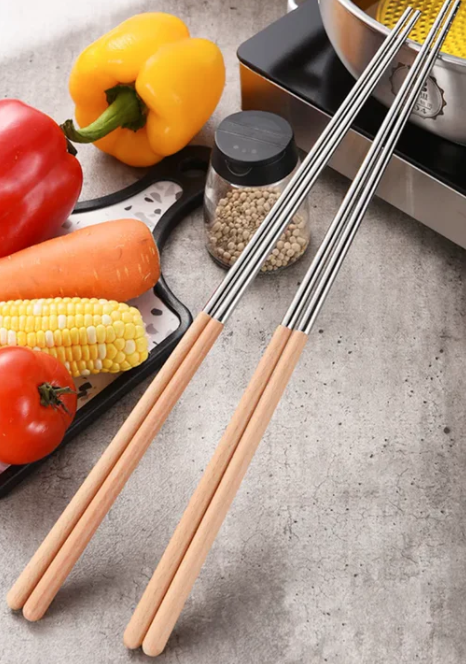 BAGUETTES CUISINE INOX BAMBOU