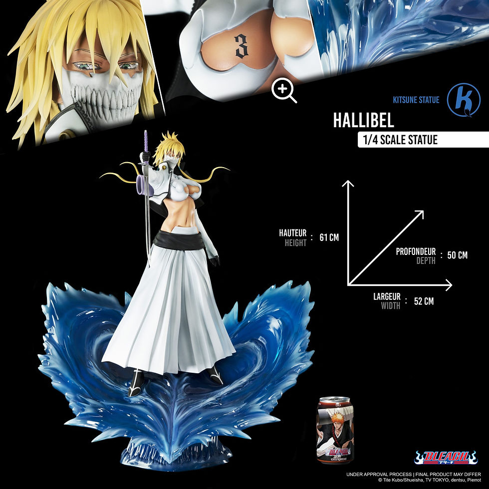 Miniature : Hallibel + Ichigo Kitsune Statue