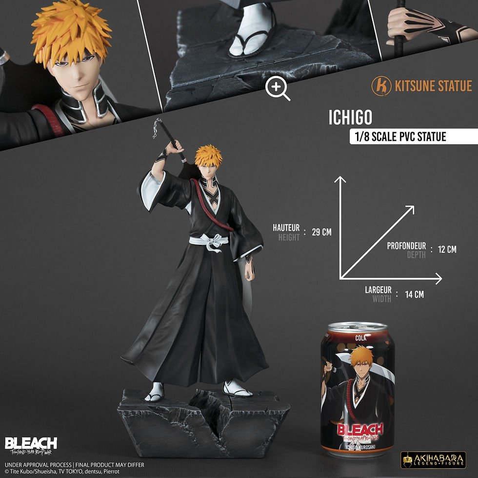 Miniature : Hallibel + Ichigo Kitsune Statue