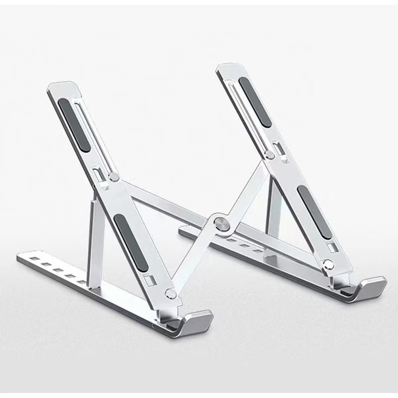 Suporte para Notebook Portátil e Dobrável de Alumínio com Base Ergonômica