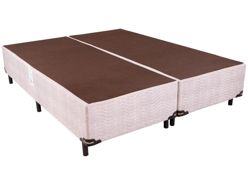 Base Box Queen Size Orthobom Bipartida 31x158x198cm Ortotech