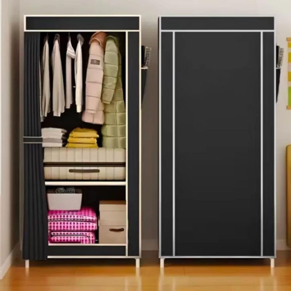 Guarda-roupa Portátil Pequeno e Dobrável 56x44x146 - Neverdie Store
