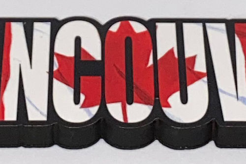 Flag in Vancouver Magnet